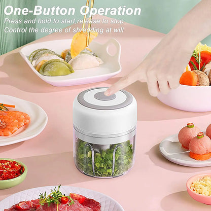 Portable Electric Garlic Masher Crusher 100/250Ml Garlic Chopper USB Food Processor Kitchen Kitchen Gadgets Kitchen Tools