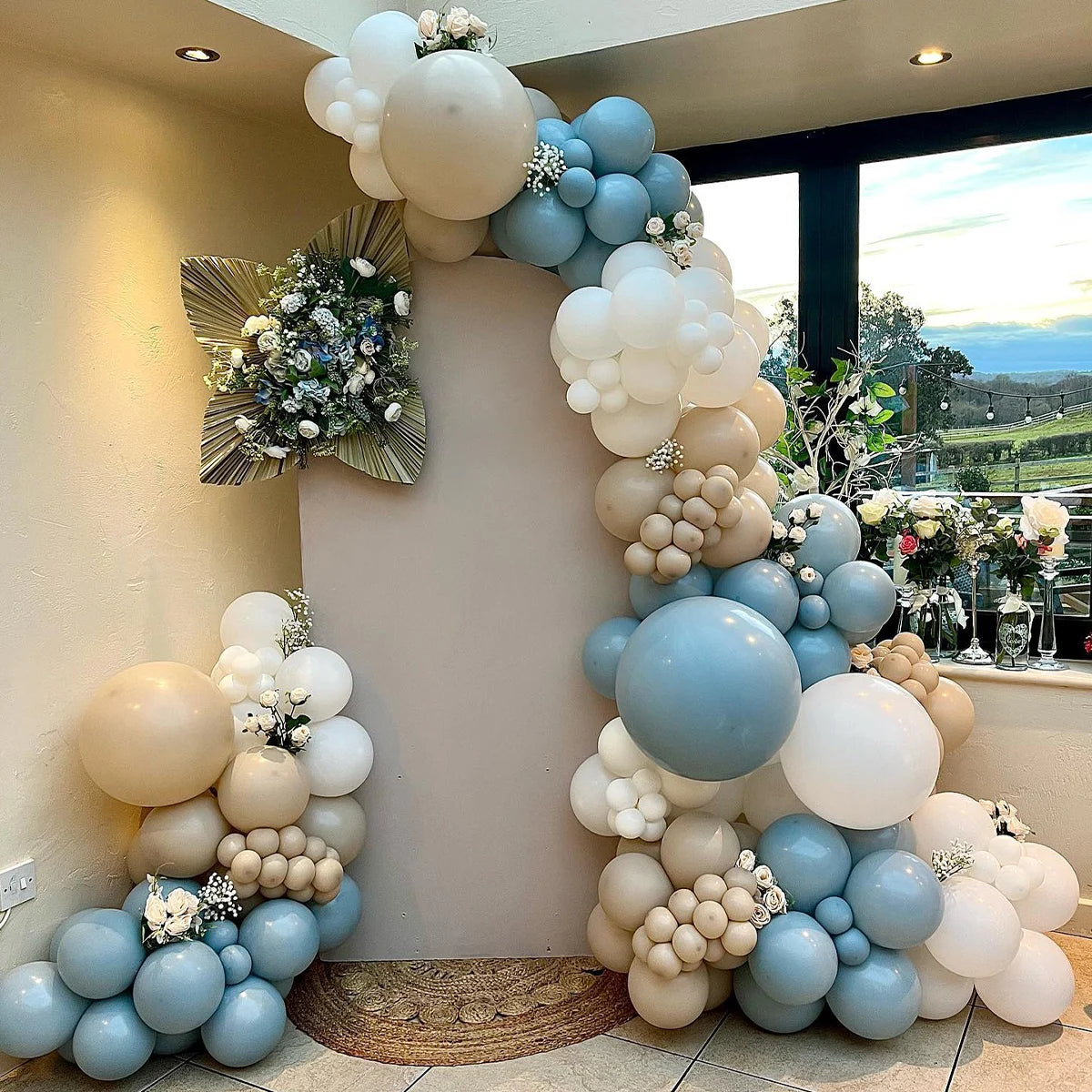 Blue White Balloon Garland Arch Kit 1St Birthday Party Decoration Kids Boy Baby Shower Globos Wedding Birthday Party Baloons