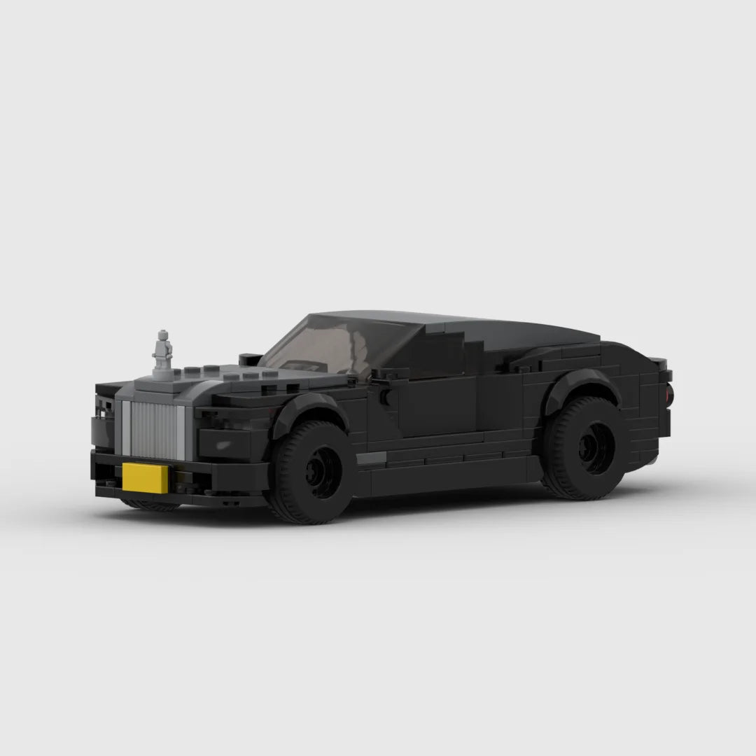 MOC Rollsroyce Wraith Racing Speed Champion Racer Building Blocks Brick Creative Garage Toys for Boys Gifts