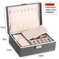 Large Capacity Lockable High-Grade Exquisite Household Necklace Earring Jewelry Storage Box