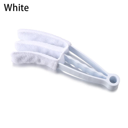 Microfiber Removable Washable Cleaning Brush Clip Household Duster Window Leaves Blinds Cleaner Brushes Tool