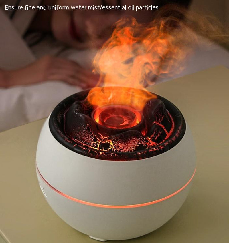 Flame Aroma Diffuser Household Desk Aromatherapy Humidifier