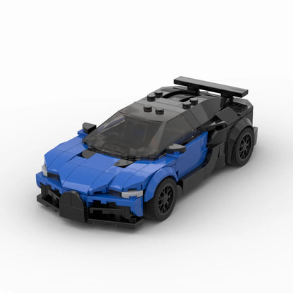 MOC Bugatti Veyron Racing Speed Champion Racer Building Blocks Brick Creative Garage Toys for Boys Gifts